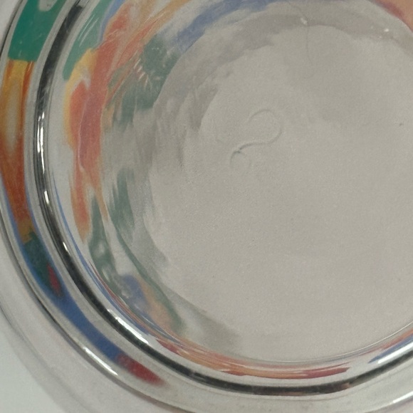 Vintage 1980's Libbey Tropical Flower Glass Set of 2 - Picture 7 of 7